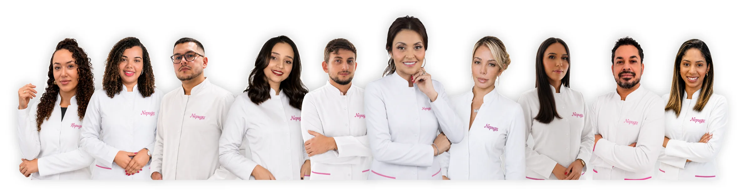 Equipe de doutores das Clínicas Nepuga