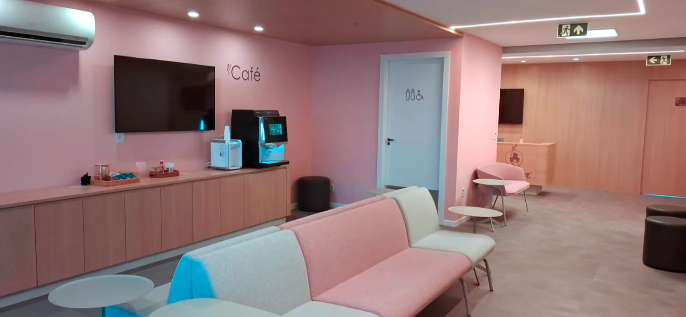 Recepção da Clínica Nepuga Porto Alegre